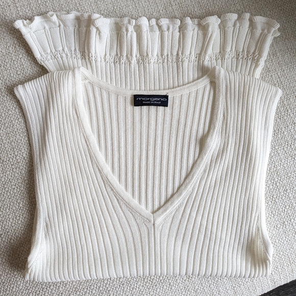 Morgano Sleeveless Ribbed Tank - Picture 9 of 10